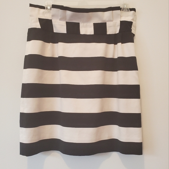 Kate Spade Striped Silk Blend dress Mini Skirt  Size 6 - Picture 1 of 8